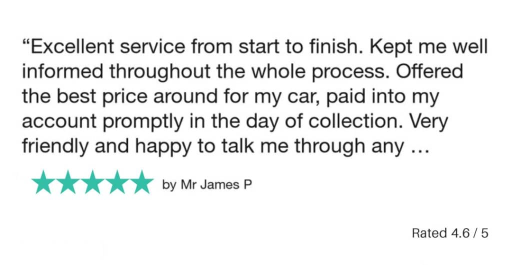 5-Star-Review-from-James-P-for-Sell-My-Car-Essex-2-
